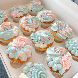 Cupcake mix babyshower