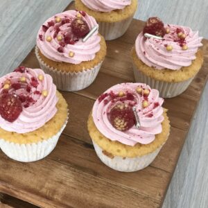 Cupcake vanille-framboos